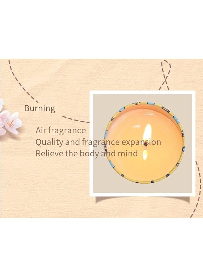 Green Tiger 4 Pcs Aromatherapy Candle, Scented Candles Gift Set, Soy Wax Aromathrapy Candles for Stress Relief, for Home Scented, Birthday, Christmas, Thanksgiving, Mother's Day, Fruit Style - Image 4