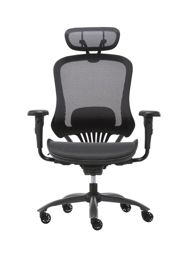بليتزد كرسي مكتب بظهر مرتفع وشبكي أسود 66x72x43سم - Image 1