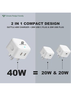 Rock Pow ROCK POW iPhone Charger Type C PD 20W Fast USB C Charger iPhone 16 Fast Charger Head Type-C Power Plug Universal Travel Adapter USB-C Plug for iPhone 16/16 Pro Max/16 Pro/16Plus/15/14/13/12,etc  - Image 2