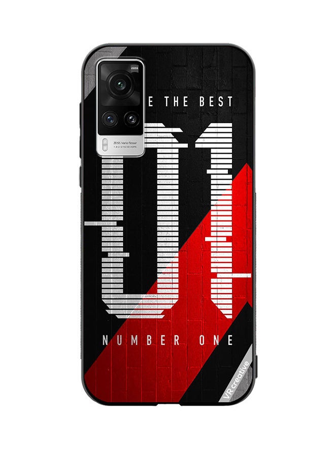VR CREATIVE Protective Case Cover For Vivo X60 Pro Number One Design Multicolour  - Image 1