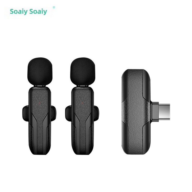 SOAIY MK36 Wireless Lavalier Microphone for TikTok, Kuaishou, and Short Video Recording with Noise Cancellation - Image 1