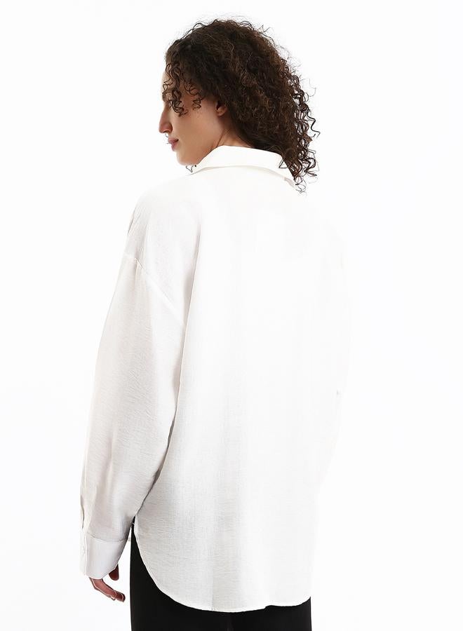 LC WAIKIKI Loose Fit Long Sleeve Women's Shirt - Image 5