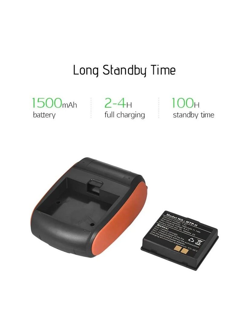 GOOJPRT - Thermal Printer 58mm Handheld Portable Meituan Handheld Bluetooth Takeaway Receipt Printer - Image 1