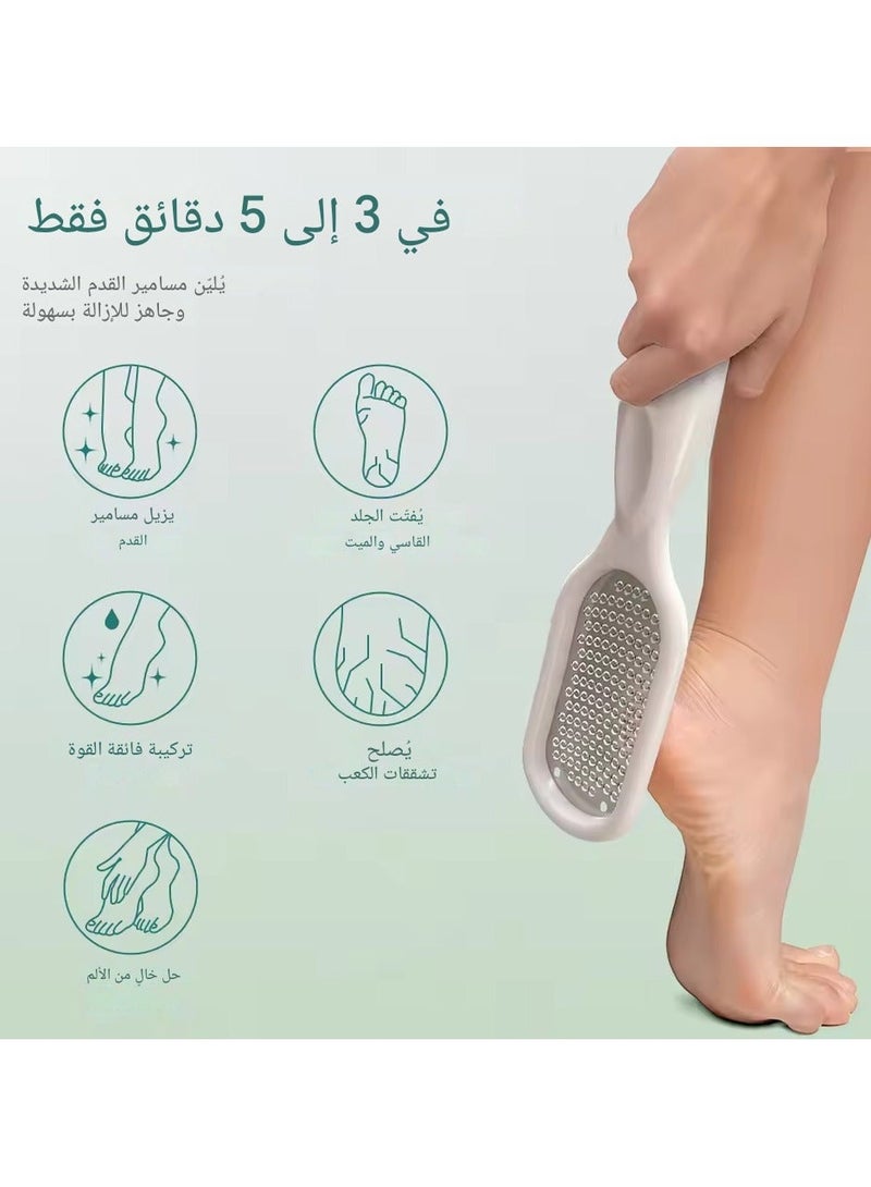 Professional Callus Remover for Feet care with Foot File Kit - Original, Powerful Formulation - Extra Strength Gel, Home Pedicure Foot Spa Results - Cracked & Dead Dry Skin Supplies Pedicure Kit - Image 4