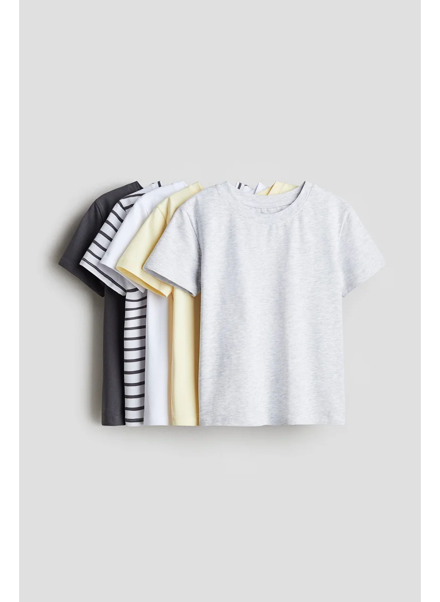 H&M 5-Pack Cotton Jersey Tops