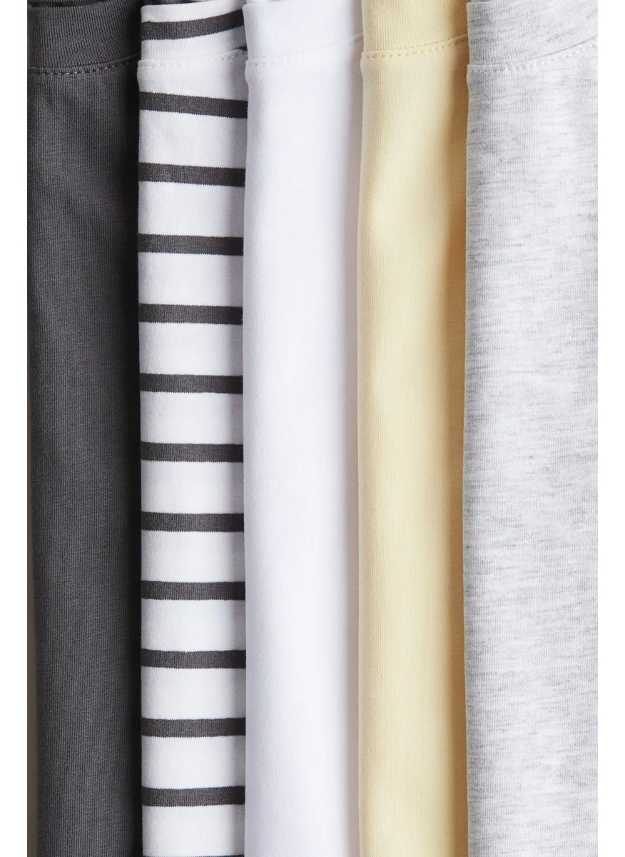 H&M 5-Pack Cotton Jersey Tops
