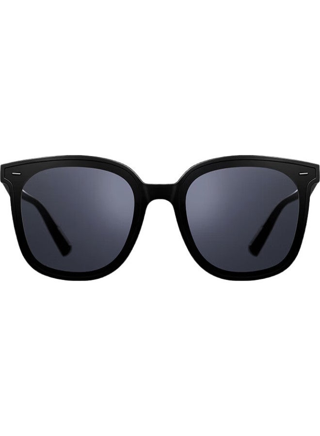 MIJIA Xiaomi Square Polarized Sunglasses, High-Definition, Unisex, For Driving, Uv Protection, Obsidian Black - Image 1