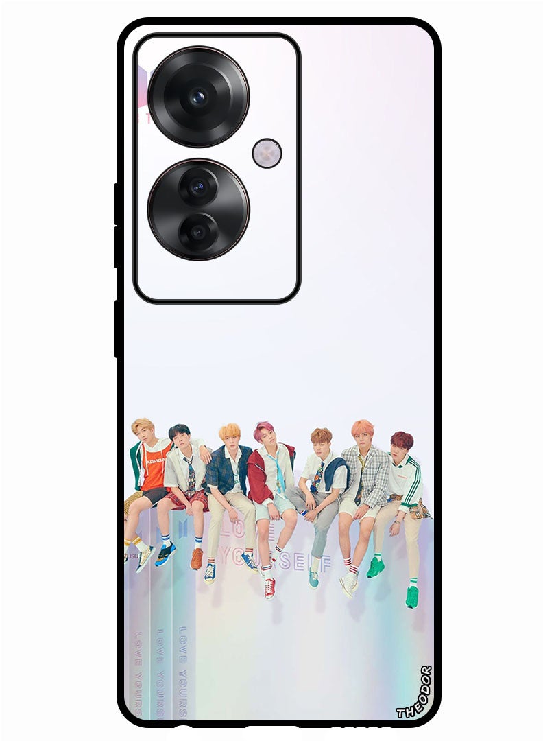 Theodor Protective Case Anti Scratch Shock Proof Bumper Cover For Oppo F25 Pro BTS Group - Image 1