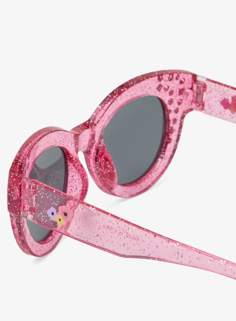 Redtag Girls Pink Cat Eye Sunglasses