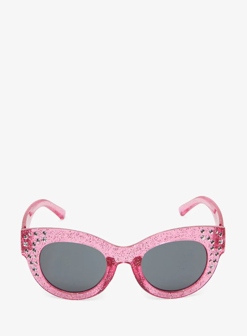 Redtag Girls Pink Cat Eye Sunglasses