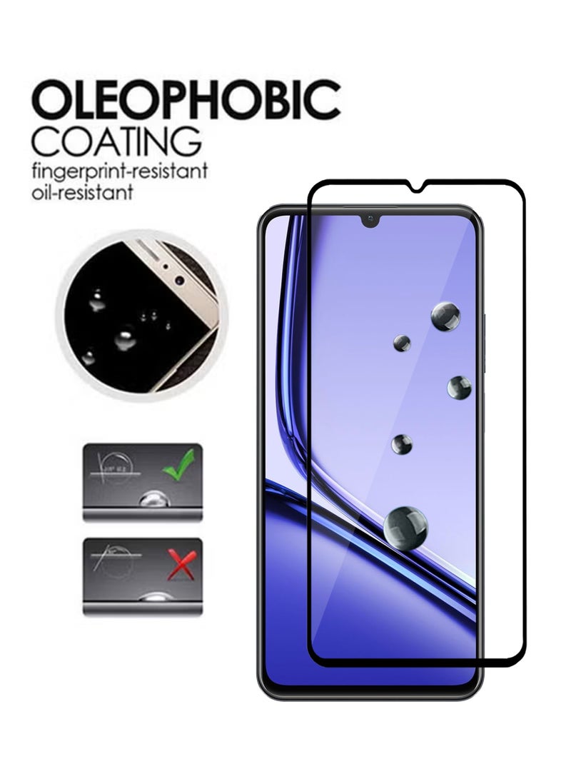 Realme Note 50 Screen Protector - Premium Full Screen Tempered Glass For Realme Note 50, High Transparency, Delicate Touch, Anti-Explosion, Smooth Arc Edges, Easy Installation - Image 4