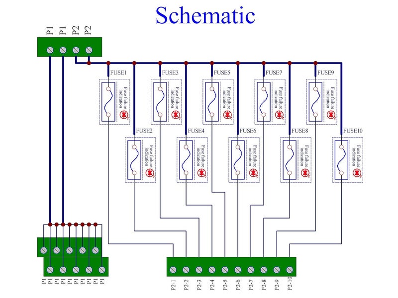 HCDC Screw Mount 10 Position Power Distribution Fuse Module Board, for 5 to 32V - Image 5