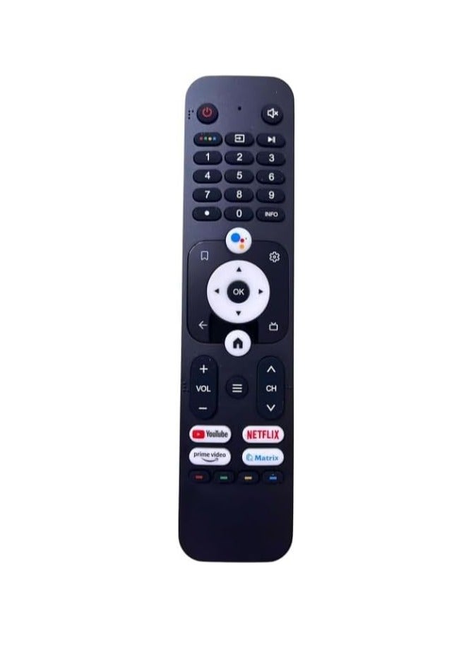TV Voice Remote Control Compatible with Haier Google TV HTR-U31E Part Number Fit to LE65K800UGT LE55K800UGT LE50K800UGT LE43K800UGT LE43K8200GT LE32K8200GT LE32K800GT Television (Voice Remote) - Image 1