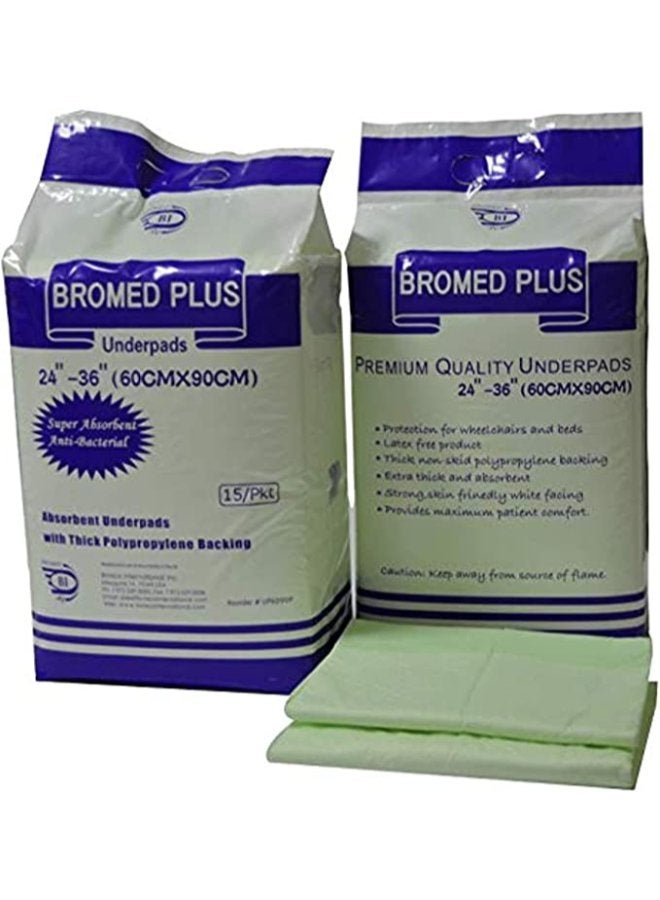BROMED PLUS Adult Underpads 24"-36" (60cm x 90cm)