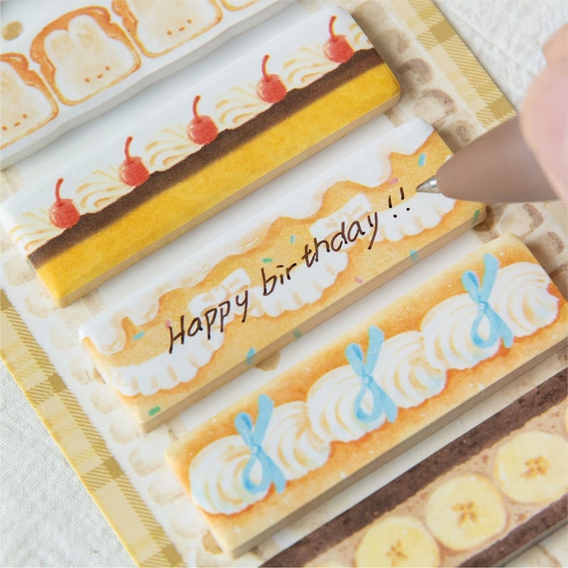 180 Sheets Book Dingding Cake Shop Theme Mint Sweet Crisp Cream Colored Atmospheric Index Sticky Notes Classification Highlighting Message Stickers DIY Notes - Image 5