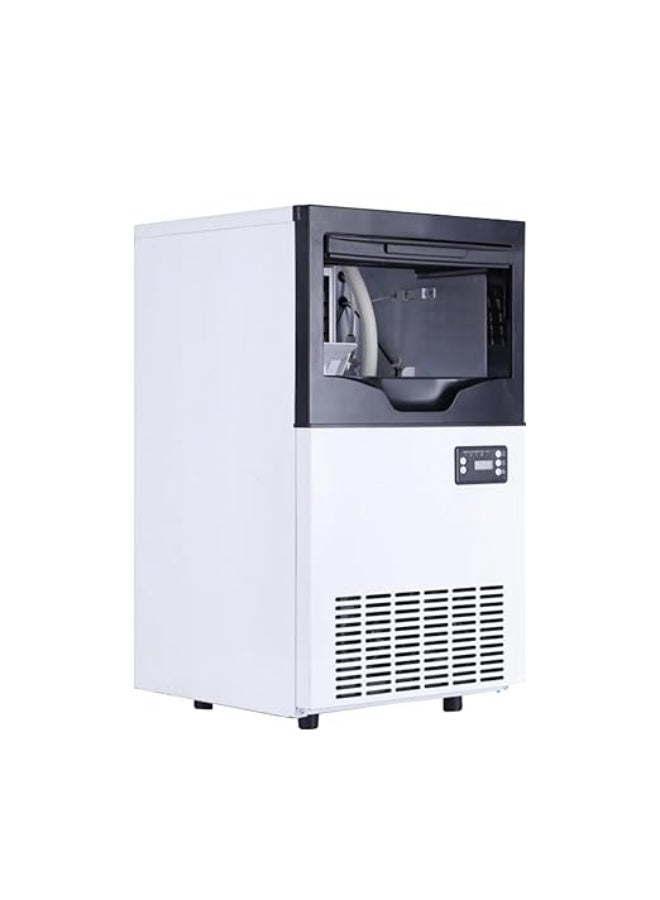 Cool Baby Integrated Ice Maker Machine, 35KGS/24H Stainless Steel Under Counter ice Machine with 10KGS Ice Storage Capacity, Freestanding Ice Maker - Image 2