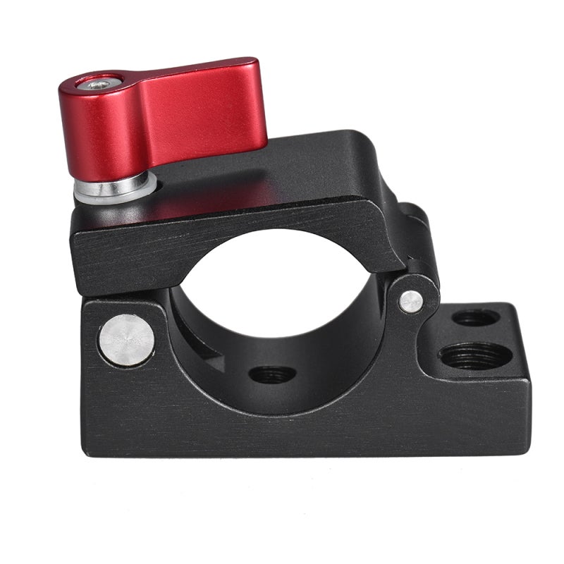 Rod Clamp: 25mm Aluminum Alloy CNC Precision Machined - Black Anodized Durable Gimbal Accessory for DJI Ronin-M/MX, MOZA Lite 2, Freefly MoVI Handheld Gimbal & Accessory Mounting - Image 4
