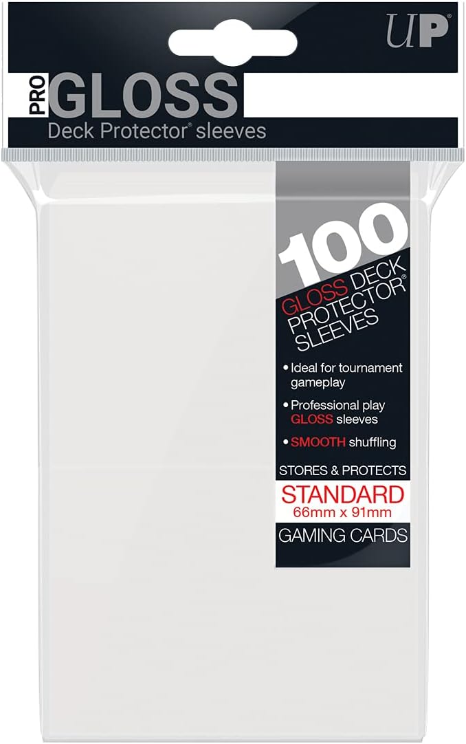 Ultra Pro Pro Gloss Deck Protector Sleeves - 100 Count for Standard Gaming Cards - Image 1