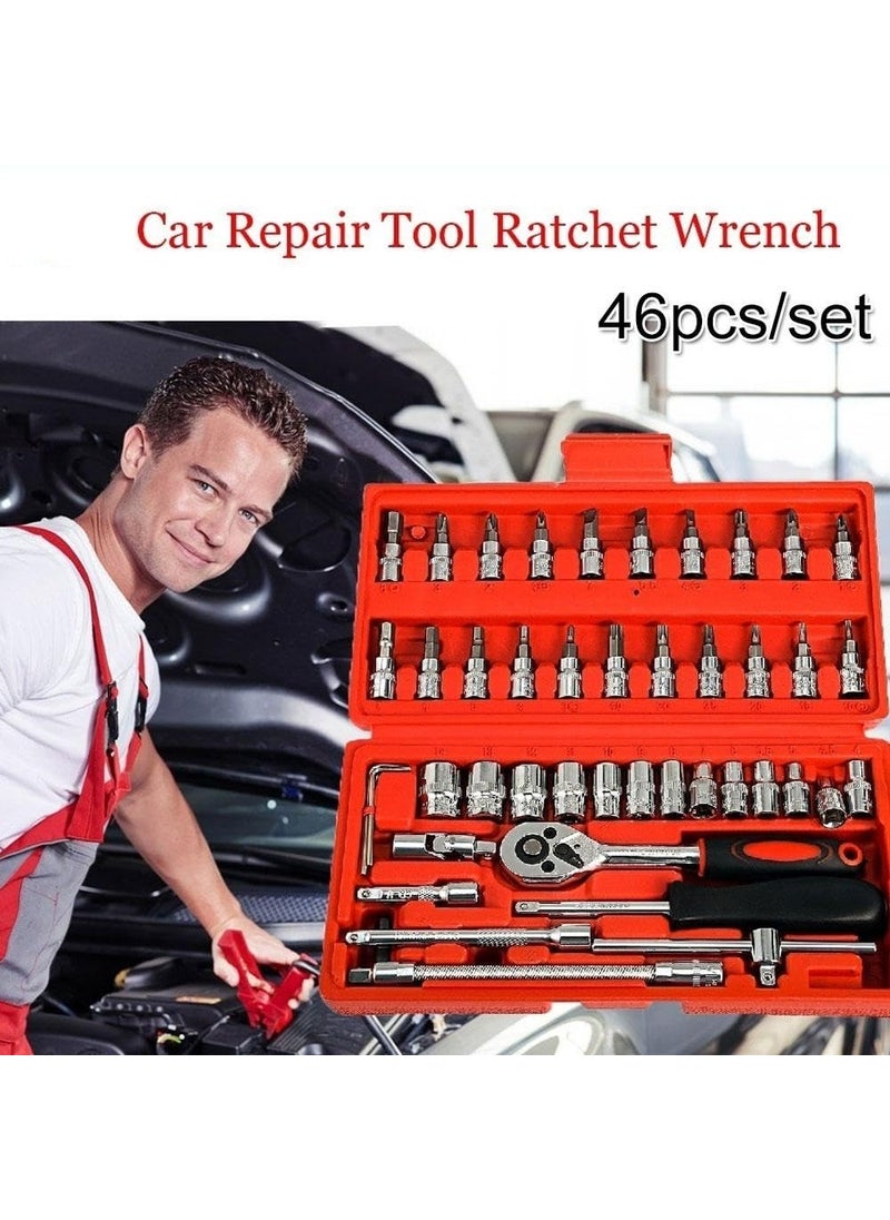 TRENDBIT TRENDBIT 46 in 1 Pcs Tool Kit Screwdriver and Socket Set Multi Purpose Combination Tool Case Precision Socket Set  - Image 2