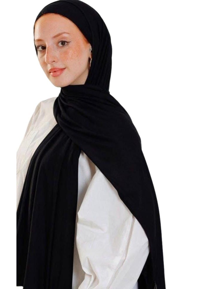 Two-piece bonnet scarf with a pure veil, high material and comfortable to wear