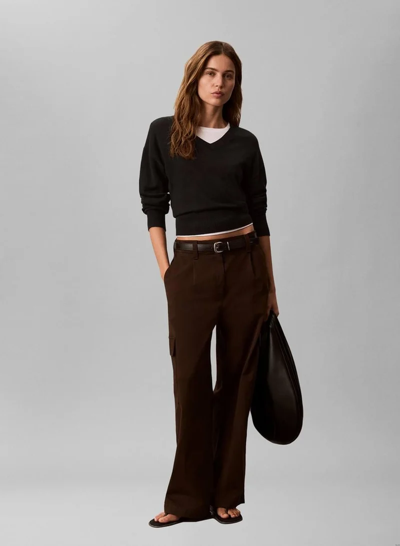 Cotton Stretch Cargo Pants