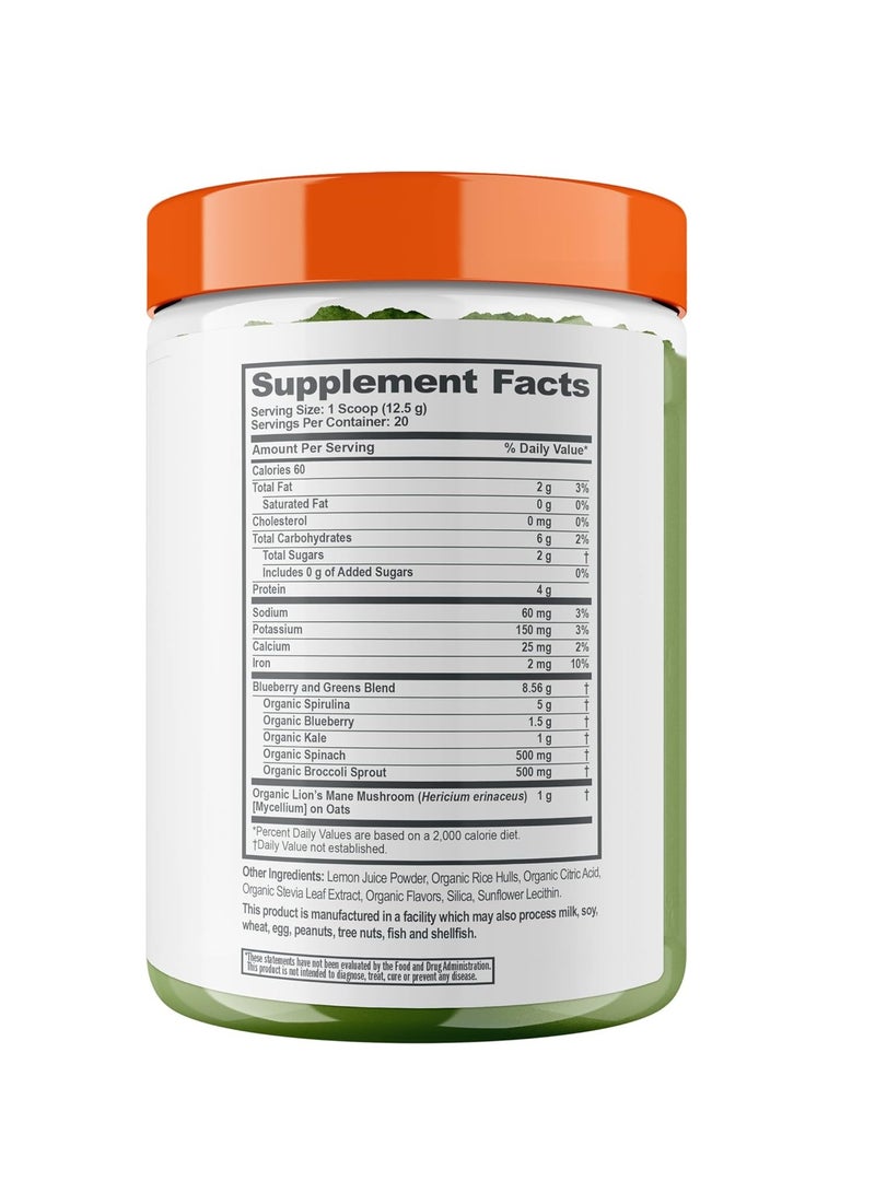 ذا جينيس براند مسحوق جينيوس سوبر جرينز 8.82 أونصة 250 جم - Image 2