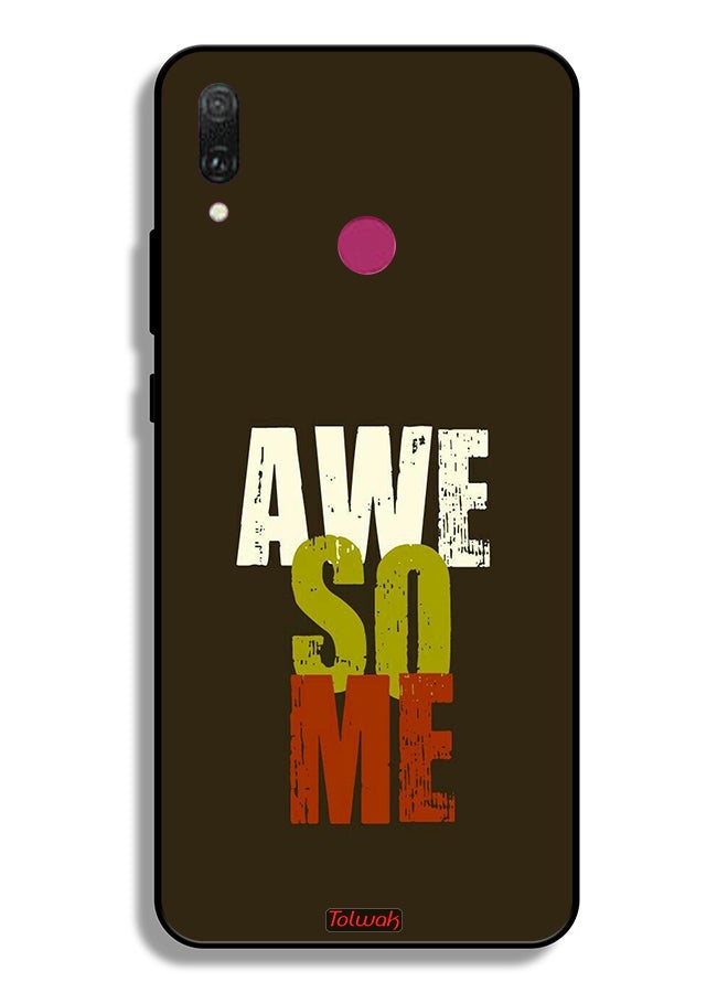 Tolwak Huawei Y9 (2019) Protective Case Cover Awesome - Image 2