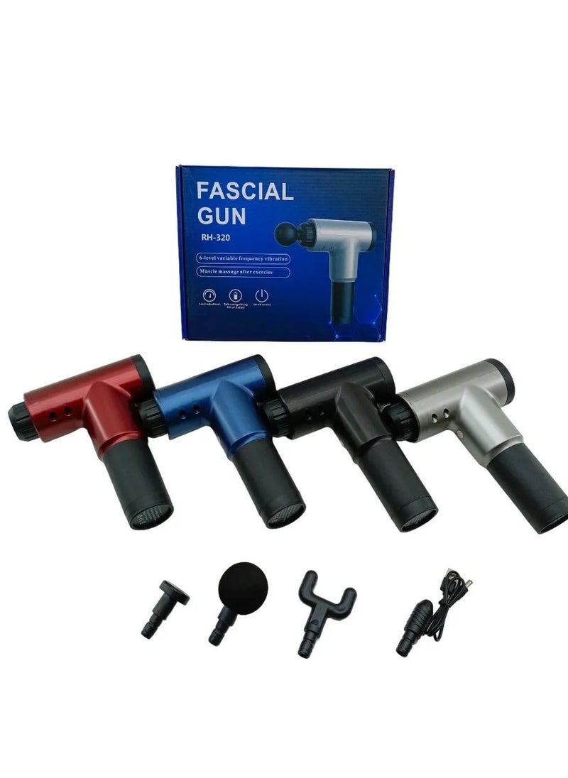 Generic Fascial Gun Massage RH-320 - Multicolor  - Image 2