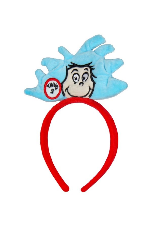 Bioworld - Dr. Seuss Cat In The Hat Thing 1 And Thing 2 3D Design Headbands 2 Pack For Women And Girls - Image 1