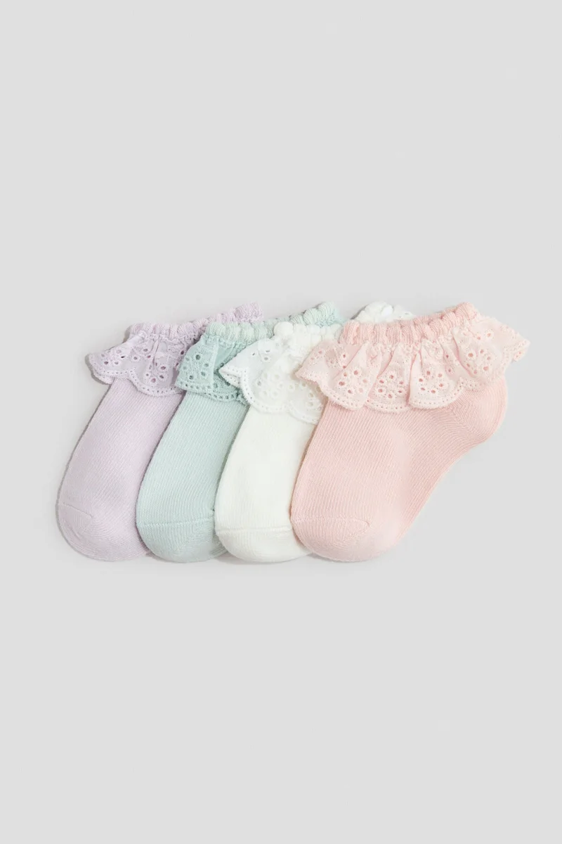 H&M 5-pack shaftless socks