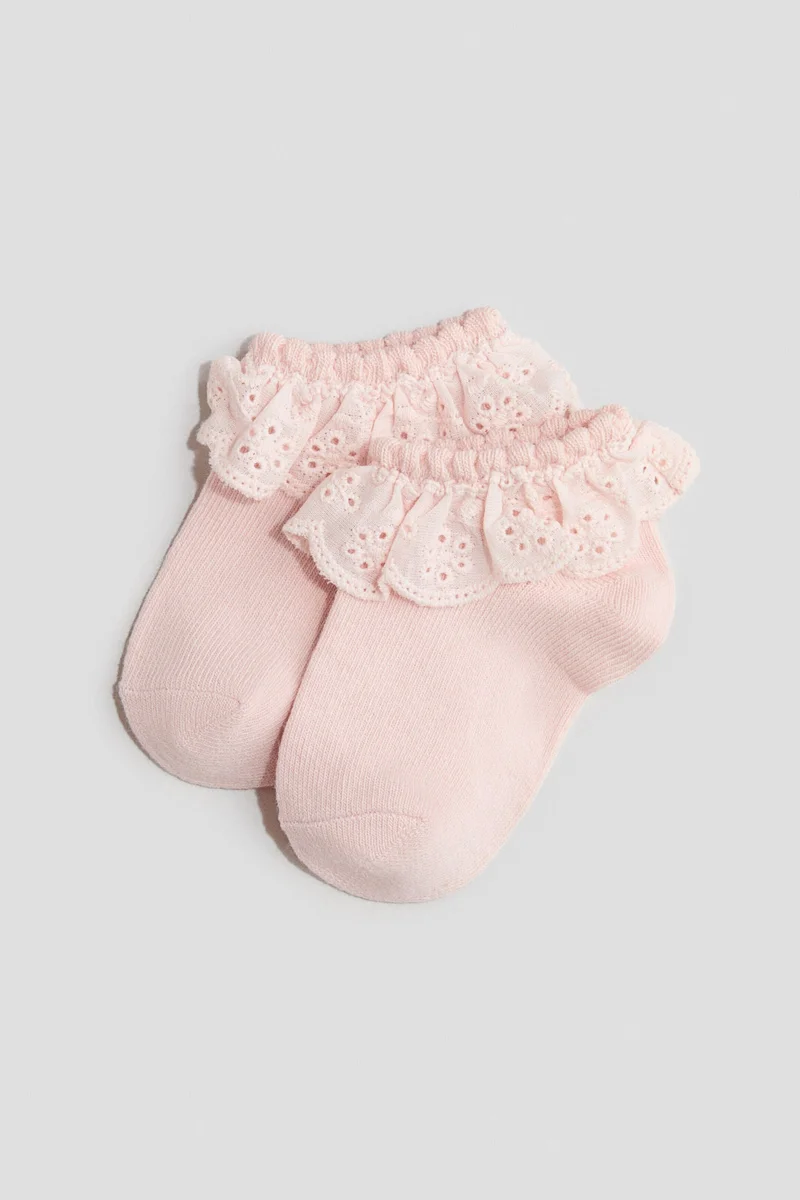 H&M 5-pack shaftless socks