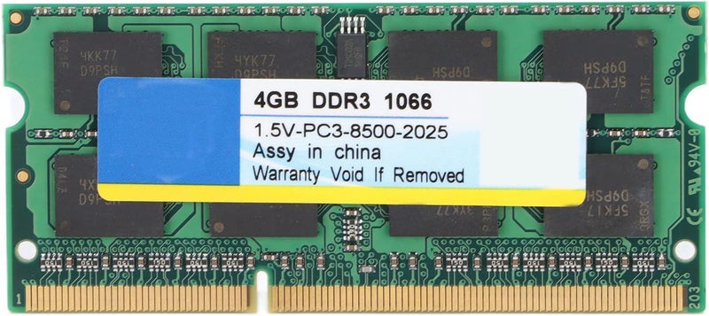 SUNGOOYUE DDR3 RAM, 4GB 1066Mhz PC3 8500 204PIN 1.5V Laptop Memory Module, with Chips for Notebook Computer - Image 5