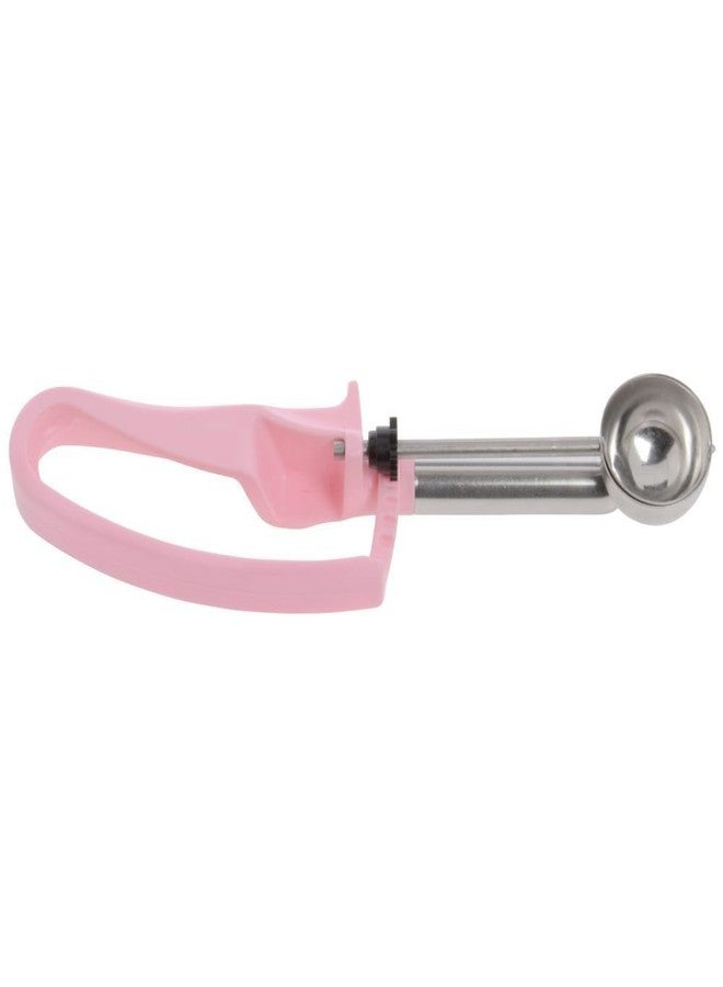 Vollrath 47379 S/S .54 Oz / #60 Squeeze Disher w/Pink Extended Handle - Image 2