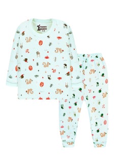 Funny Bunny Pack of 3 Cotton Long Sleeve & Pants Underwear Set for Baby  - Image 3