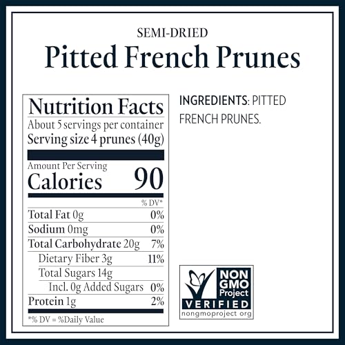 St.Dalfour St. Dalfour Pitted French Prunes - 7oz - All Natural, No Preservatives or Artificial Ingredients - Made in France - 100% From Fruit - Image 2