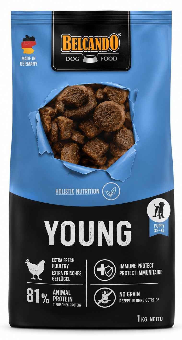 Belcando Young – Dry Dog Food for Young Dogs from 4 months 12.5 kg