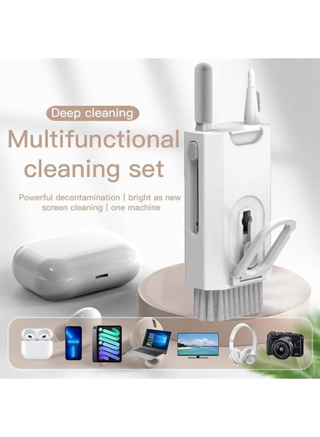 Multifunctional Cleaning Brush 8 in 1 Durable Portable Electronics Cleaner Kit for Mobile Phones Laptops Tablets Computer Keyboard Airpods (Color May Vary) - Image 5