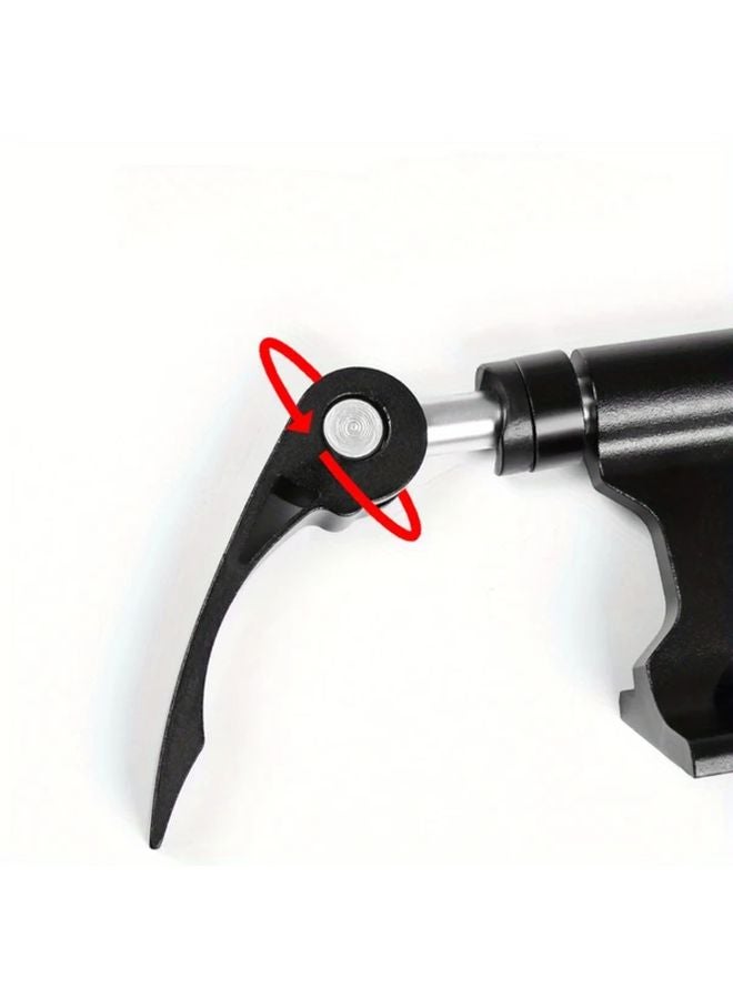 Silver Bicycle Front Fork Mount Rack Quick Release Clamp For Car SUV Parking - Image 4