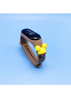 Crayon Shin-chan LED Waterproof Kids Watch Coffee-Mickey