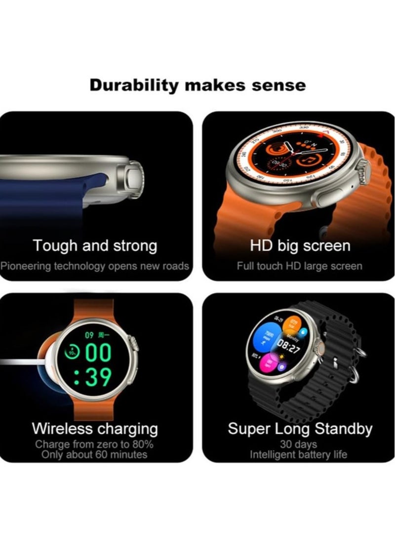 AROAQ - Smart Watch Z78 Ultra, Large Round 1.52‘’ HD Color Display Smart Watch, Z78 Ultra Smart Watch, Fitness Smart Watches for Running, Climbing, Cycling Enthusiasts - Image 1