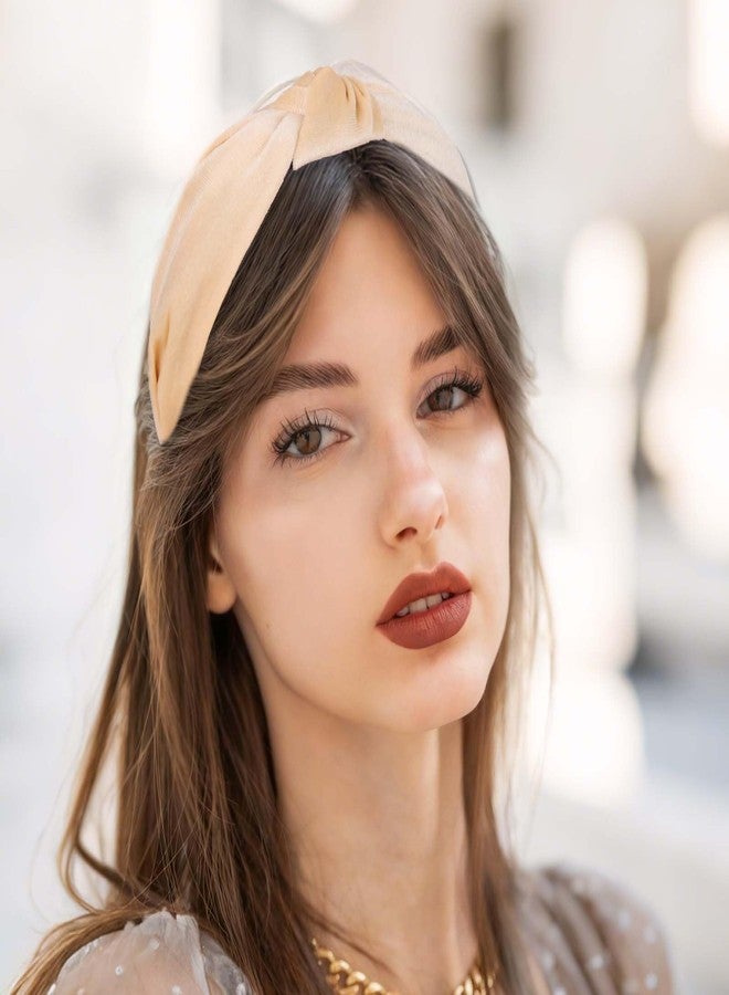 كوراسا مجموعة CURASA من 6 قطع من عصابات الرأس المخملية، عصابات رأس معقودة مانعة للانزلاق، عصابات رأس عصرية عريضة، مجموعة عصابات شعر للنساء والفتيات، إكسسوارات شعر بلون موحد، أغطية رأس ناعمة وعصرية باللون الأحمر، هدايا مثالية لحفلات الخريف وعيد الشكر وعيد الميلاد - Image 5