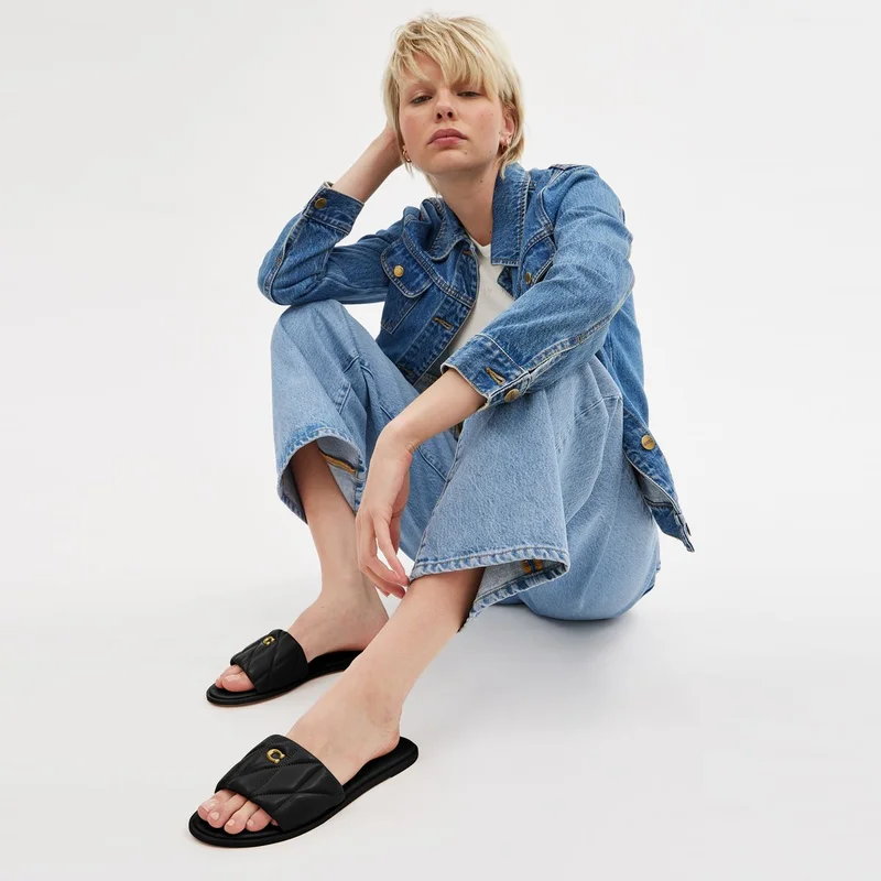 COACH Holly Sandal With Quilting