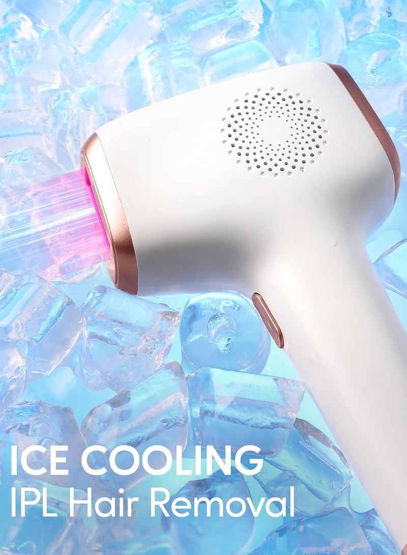 Generic IPL Hair Remval Device with Ice Cooling Function,999999 Flashes 9 Level Painless Long Lasting Hair Remover System for Facial,Bikini,Body  - Image 2