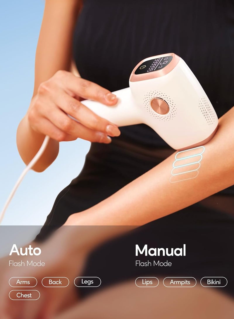 Generic IPL Hair Remval Device with Ice Cooling Function,999999 Flashes 9 Level Painless Long Lasting Hair Remover System for Facial,Bikini,Body  - Image 5