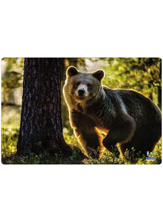 Webby Webby Wild Brown Bear Wooden Jigsaw Puzzle, 252 Pieces  - Image 2