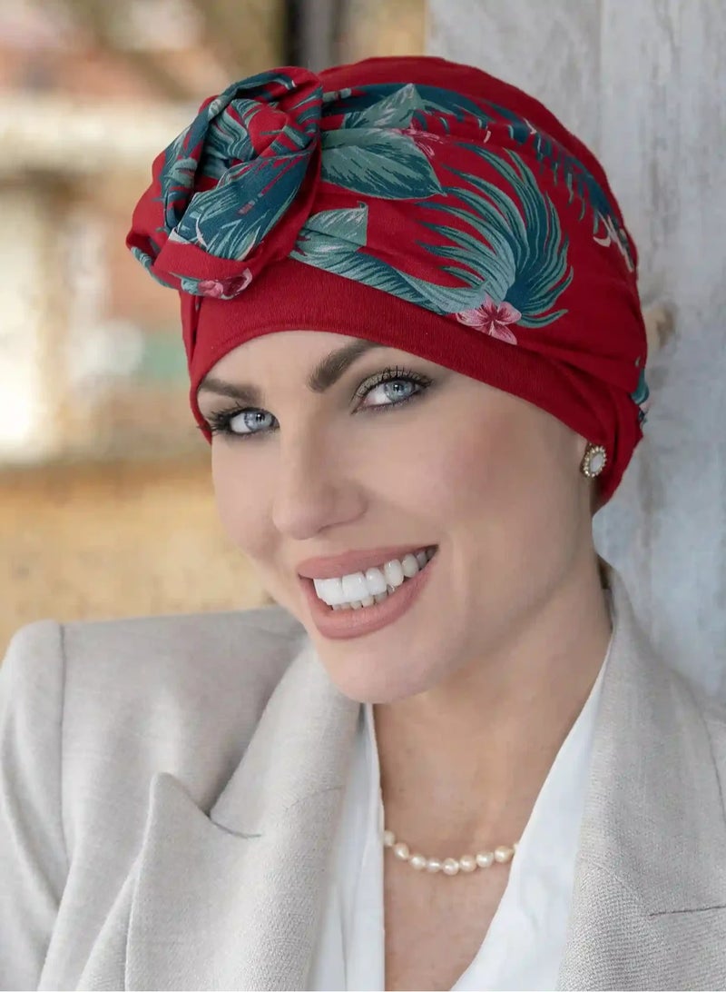 Rung Mirabella Red Rose -  Luxury Bamboo Headwear for Women - Image 1