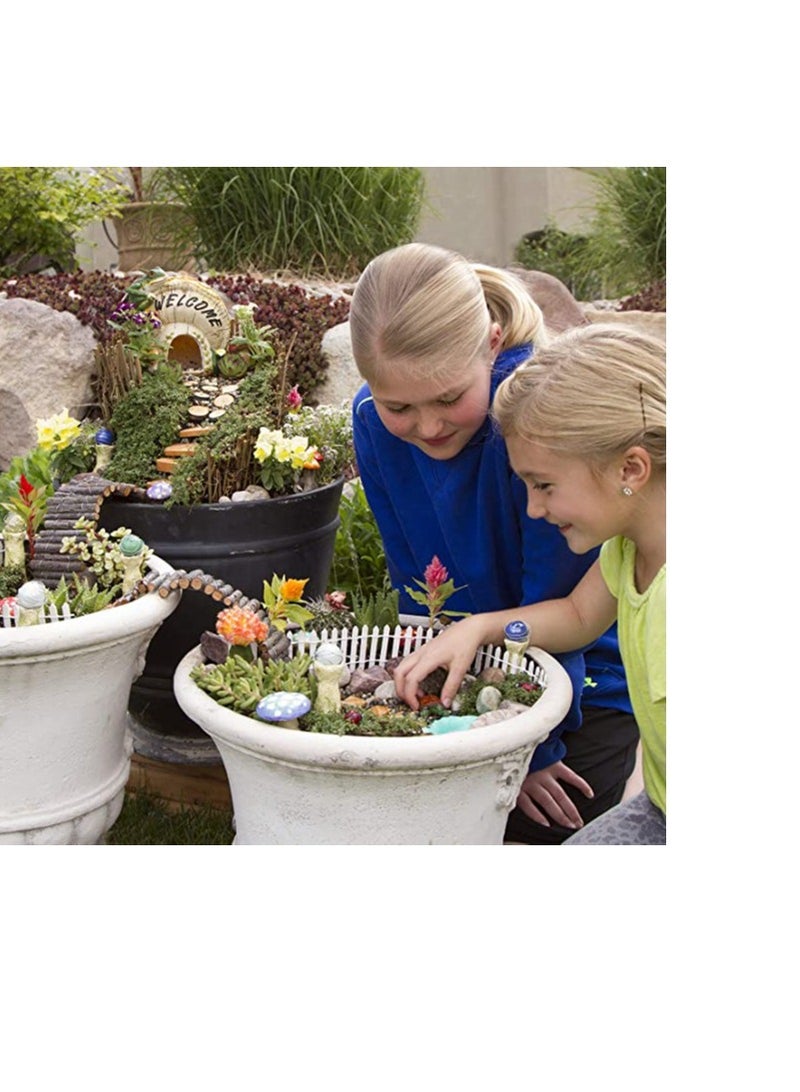 Fairy Garden Grass Artificial Garden Grass, 6 x 6 Inches Miniature Life-Like Fairy Artificial Craft Grass for Dollhouse Ornament Micro Landscape Artificial Moss Grass DIY Grass Decoration 6 Pack - Image 4