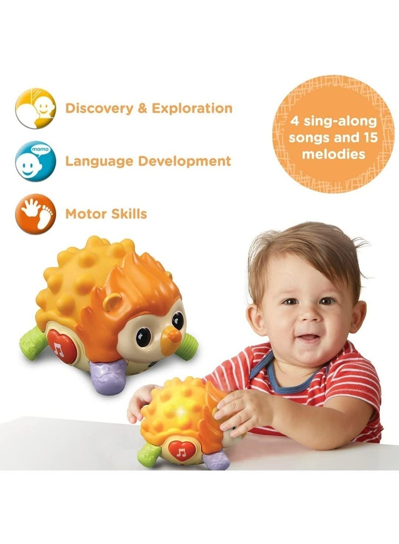 VTech - Easy Squeezy Hedgehog | Baby, Interactive & Developmental Toy with Sounds and Music | For Boys & Girls, Suitable for Ages 3 Months+ - Image 4