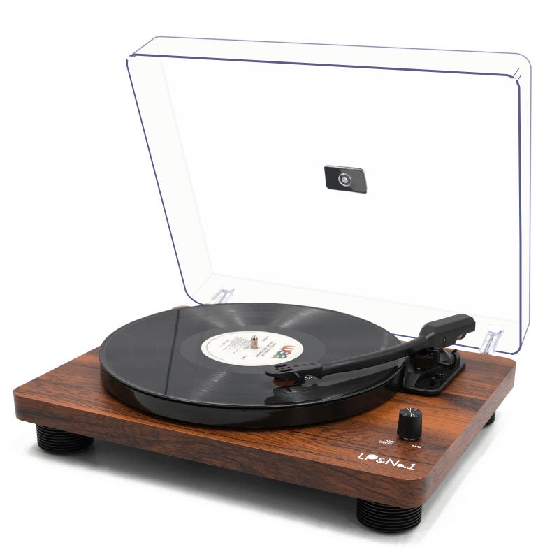 Vintage Portable Vintage Modern Living Room Small Antique American Style Household Phonograph Record Player - Image 5