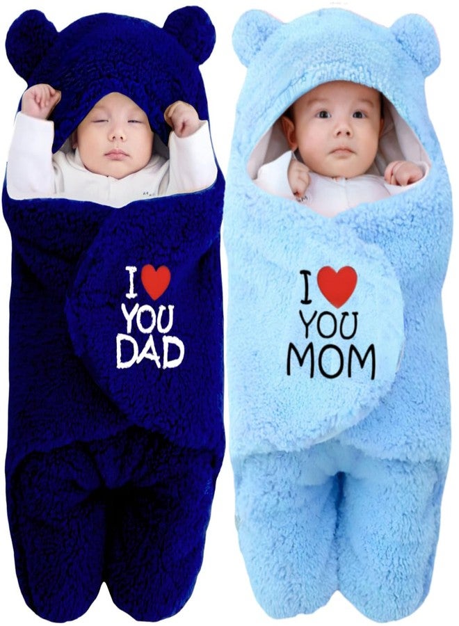 BRANDONN New Born Baby Bedding Set Combo Pack of Swaddle Crib Wrapper for Baby Boys and Girls Pack of 2, (0-6 Months) - Image 1